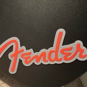 Fender Guitar Logo - 11 inch